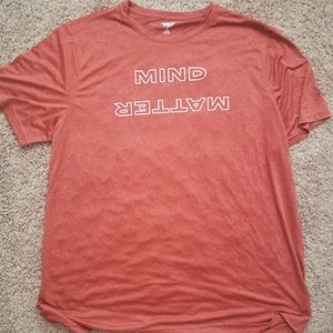 Workout/exercise shirt